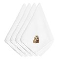 Carolines Treasures Cocker Spaniel Embroidered Napkins, Set of 4 EMBT2402NPKE